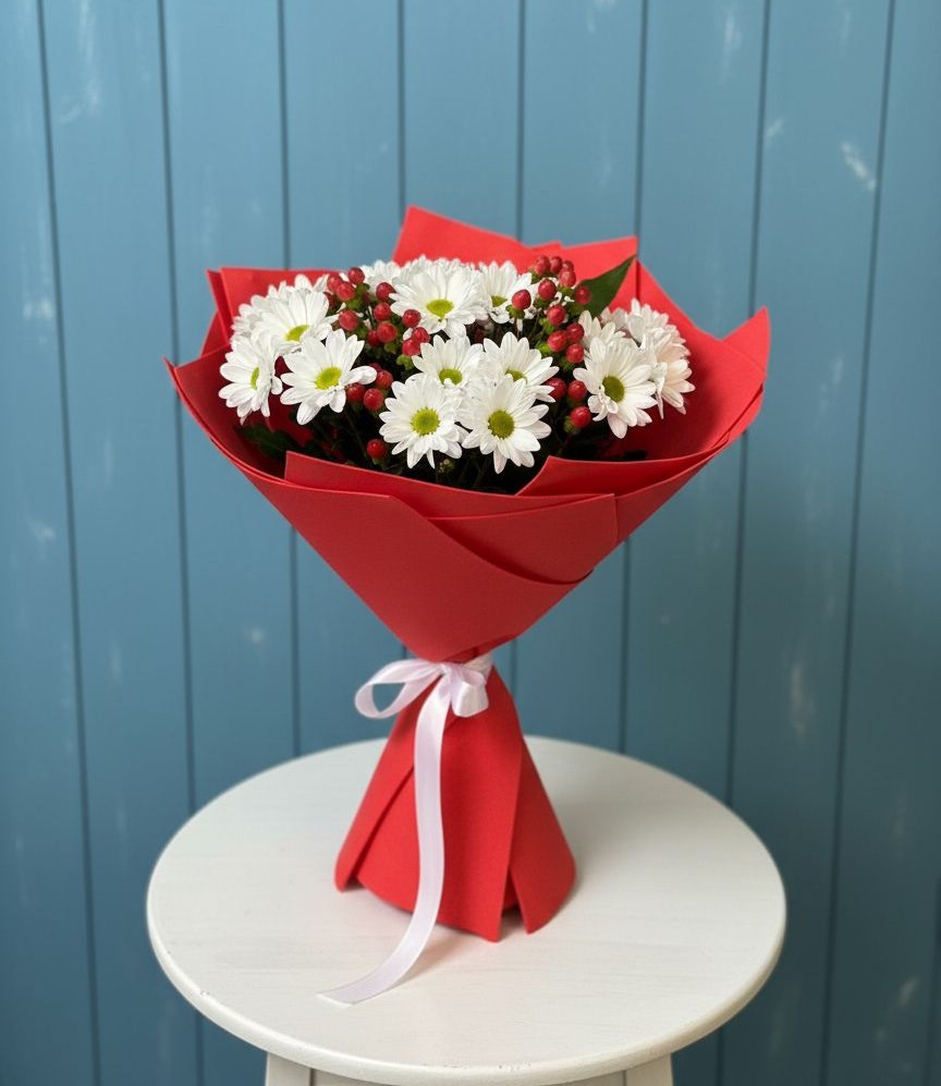 Букет цветов из: Хризантемы в Березняки