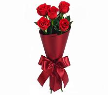 Букет 5 Красных роз Эдлесс Лав в Березняки