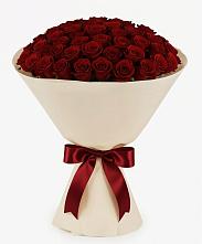 Букет 101 Бордовая роза Блэк Бакарра в Березняки