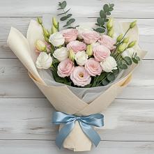 Букет цветов из:  Лизиантусы #REPLACE_PRED# Березняки