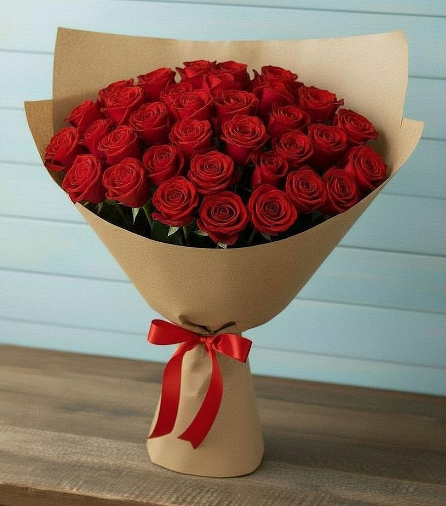 Букет Красные розы Милано в Березняки