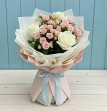 Букет цветов из:  Розы в Березняки