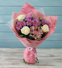 Букет цветов из:  Герберы #REPLACE_PRED# Березняки