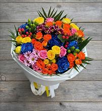 Букет цветов из:  Розы и Хризантемы #REPLACE_PRED# Березняки