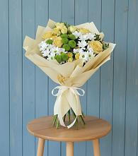 Букет цветов из:  Хризантемы и Розы в Березняки