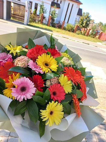 Букет цветов из: Герберы в Березняки