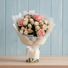 Букет цветов из:  Розы в Березняки